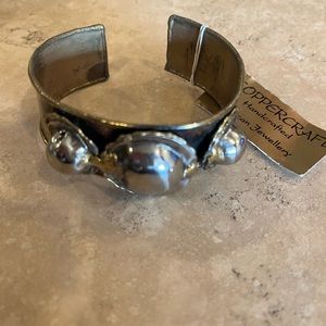 Shimmering Metal Cuff bracelet by Copper Craft